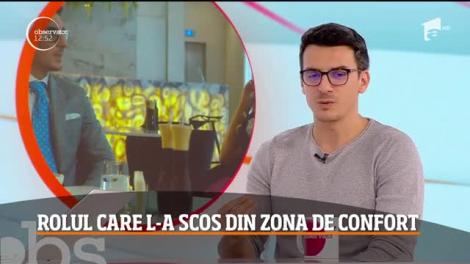 Alexandru Ion, personajul negativ din serialul Sacrificiul, dezvăluiri despre rolul care l-a scos din zona de confort