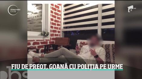 Fiul unui preot din Vaslui, băut şi fără permis, a fost încătuşat de poliţişti după o urmărire ca-n filme