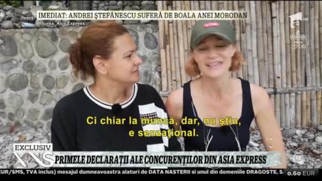 Concurenții de la Asia Express au oferit primele declarații! Lia Bugnar și Maria Buză nu și-au pierdut simțul umorului nici după probele date de Gina