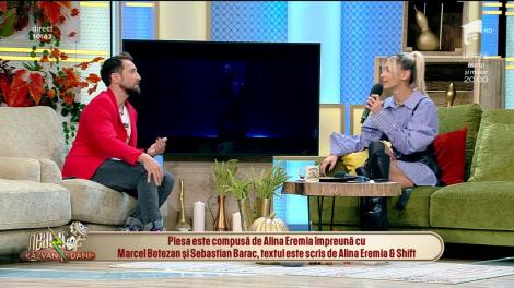 Neatza cu Răzvan și Dani. Alina Eremia, nevoită să-și mențină echilibrul pe bârnă, în videoclipul piesei Printre cuvinte. „A fost o provocare pentru mine!”