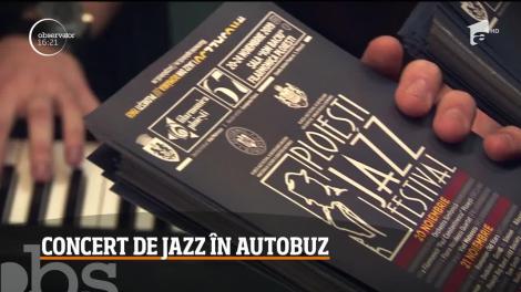 Ploieştenii care folosesc transportul în comun pot deveni în orice moment spectatori ai unui concert de muzică jazz