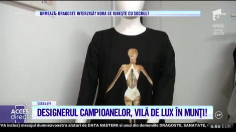 Dana Tănase, designerul campioanelor, vila de lux în munți! Cum arată casă acesteia tranformată în atelier