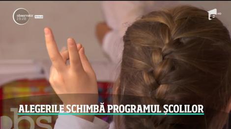 Alegerile schimbă orarul elevilor, în Bucureşti. Şcolile cu secţii de votare vor fi închise mai devreme