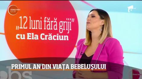 Ela Crăciun lansează cartea „12 luni fără griji”, un abecedar pentru părinți, în primele 12 luni de viață ale copilului