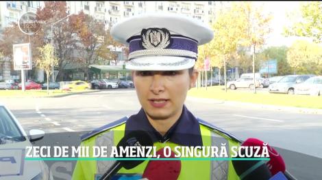 Șoferii români conduc fără centură și cu telefonul în mână. Zeci de mii de amenzi, o singură scuză