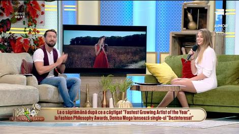 Neatza cu Razvan și Dani. Denisa Moga lansează melodia Dezinteresat: În melodie este vorba despre băieți