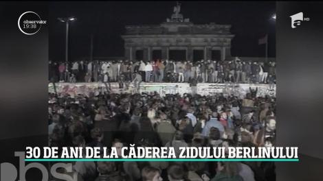 Gemania sărbătoreşte 30 de ani de la căderea Zidului Berlinului