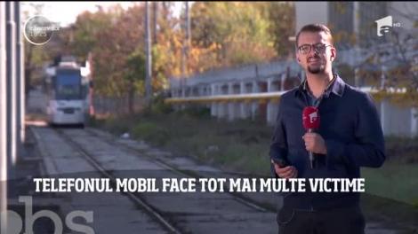 Telefonul mobil face tot mai multe victime în rândul pietonilor