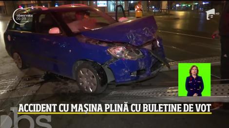 Alegeri prezidențiale 2019. Accidente și aglomerații după închiderea urnelor!  În Iaşi, o mașină cu buletine de vot a fost izbită în plin de un şofer băut