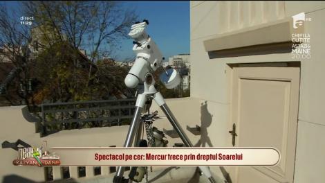 Spectacol pe cer: Mercur trece astăzi prin dreptul Soarelui