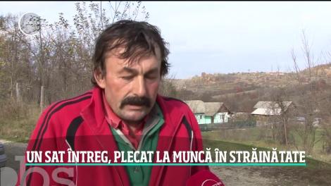 Satul gorjan Roşia de Amaradia este aproape depopulat vara, iar iarna revine la viaţă