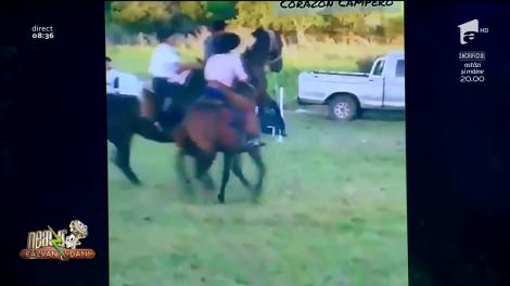 Cel mai tare călăreţ din istoria rodeo! Cum a încercat armăsarul să scape - VIDEO