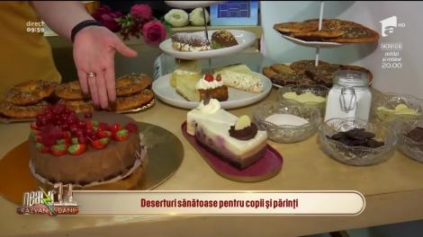 Deserturi sănătoase pentru copii şi părinţi! Cum se obţine un dulce 100% natural, fără zahăr şi aditivi