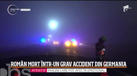 Tragedie pe o autostradă din Germania. Un român de 32 de ani a murit după ce a fost călcat de patru vehicule