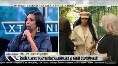 Xtra Night Show. Andreea Podărescu, întâlnire cu scântei cu tatăl copilului ei: Am fost suprinsă