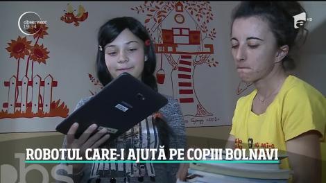 Un roboţel este şansa copiilor diagnosticaţi cu boli grave de afi alături de colegi și de profesori