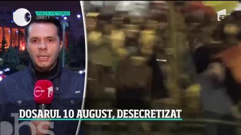 Documentele Ministerului de Interne referitoare la protestul din 10 august 2018, declasificate şi trimise procurorilor DIICOT