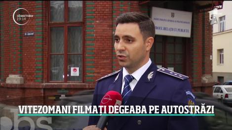 Unul din patru şoferi depăşeşte viteza legală pe autostrăzi în România