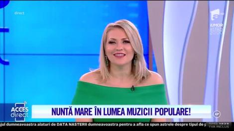 Nuntă mare în lumea muzicii populare! Valentin Sanfira şi frumoasa Codruța Filip se căsătoresc!