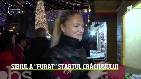 Atmosfera de sărbători s-a instalat mai devreme la Sibiu. S-a deschis Târgul de Crăciun din oraş, devenit faimos în întreaga lume