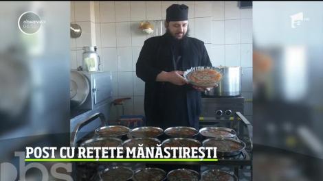 Un călugăr din Constanţa găteşte preparate de post mai ceva ca un bucătar profesionist