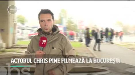 Actorul Chris Pine, unul dintre starurile francizei Star Trek, filmează la București