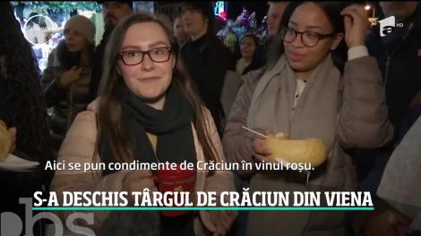 S-a deschis Târgul de Crăciun din Viena