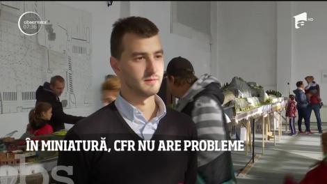 În miniatură, CFR nu are probleme. La Timişoara se lucrează la una dintre cele mai mari diorame din ţară, unde totul arată şi funcţionează perfect