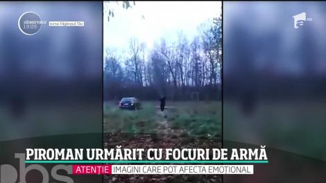 Scene ca-n filme în Făgăraş! Chemaţi la un incendiu, poliţiştii şi jandarmii au început o urmărire cu zeci de focuri de armă