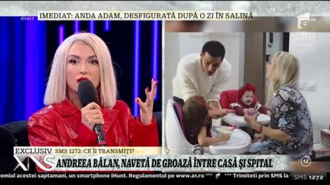 Clipe de groază pentru Andreea Bălan! A ajuns de urgență la spital cu fiica ei cea mică!