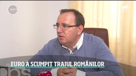 Euro a scumpit ratele românilor