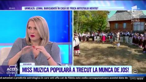 Acces Direct. Cosmina Adam, frumoasa muzicii populare: Nu am o relație cu Ciprian Silaşi