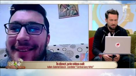 Iulian Gabriel, preotul candidat la "Cel mai sexy tătic!", în direct la Neatza cu Răzvan și Dani: Am fost înscris de soție