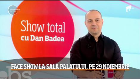 Dan Badea, spectacol de comedie la Sala Palatului, pe 29 noiembrie