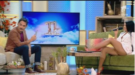 Neatza cu Răzvan și Dani. Elena Ionescu, mai sexy ca niciodată. Rochița mult prea strâmtă și scurtă i s-a ridicat!