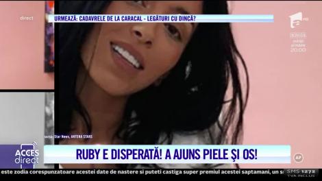 Ruby a ajuns la disperare! Cântăreaţa nu se mai opreşte din slăbit. „Am probleme. Sunt foarte slabă! Prea mult”