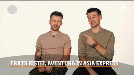Florin Ristei şi fratele său mai mare, Radu, au pornit în aventura vieţii lor: Asia Express!