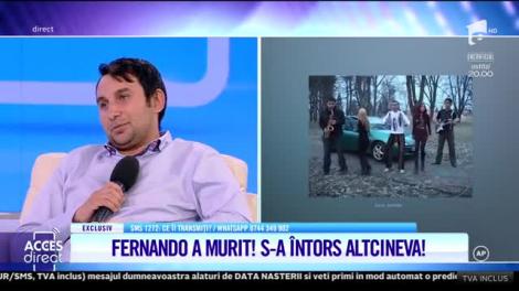 Acces Direct. Fernando de la Caransebeş s-a pocăit. „Îmi este scârbă de trecutul meu murdar”