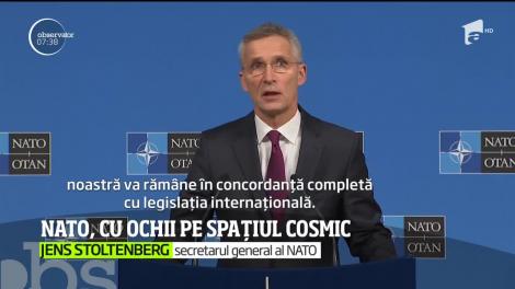 NATO, cu ochii pe spațiul cosmic