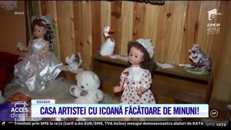 Cântăreaţa de muzică populară Ionela Bran are o icoană făcătoare de minuni!