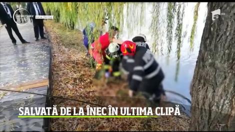 Bătrână din Cluj Napoca, salvată de la înec în ultima clipă