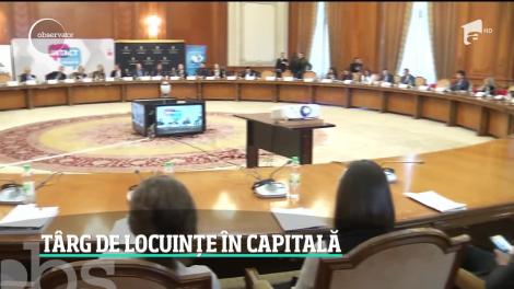 Târg de locuințe la Palatul Parlamentului