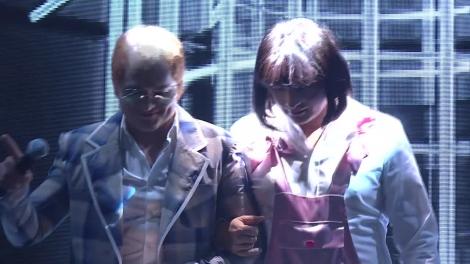 Te cunosc de undeva. Liviu Vârciu și Andrei Ștefănescu se transformă în Elton John și Kiki Dee - Don't go breaking my heart