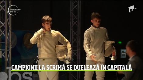 Campionii la scrimă se duelează în Capitală