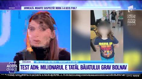 Acces Direct. Celebru milionar, acuzat că nu are grijă de copilului său grav bolnav. Adela Chirică: Tatălui îi este rușine de copilul lui