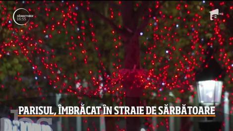 Imagini spectaculoase de la Paris, unde autorităţile au dat startul sărbătorilor de iarnă