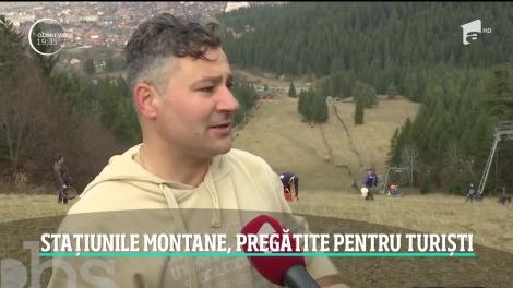Stațiunile montane, pregătite pentru turiști. Administratorii de pârtii au găsit soluţia pentru a-i ajuta pe oaspeţi să schieze