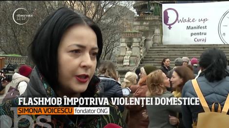De la conștientizare, la asumare. Flashmob împotriva violenței domentice