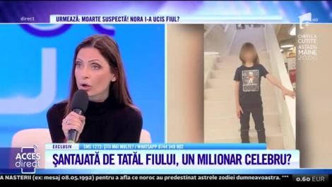 Acces Direct. Celebru milionar acuzat că ar fi şantajat-o pe mama copilului său! Adela Chirică: Mă șantaja cu pensia copilului