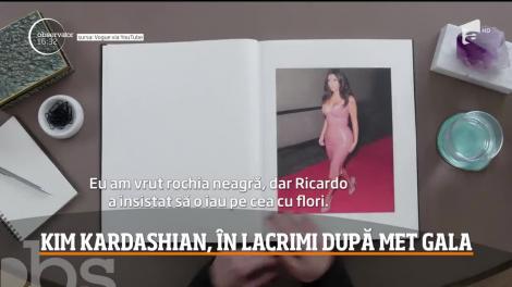 Kim Kardashian, în lacrimi după MET Gala. Look-ul ei a generat sute de glume în mediu online